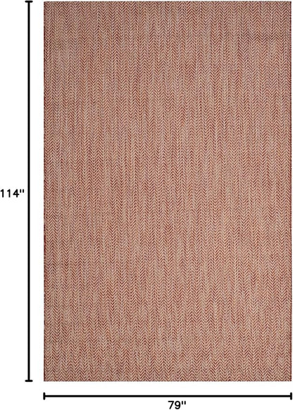 SAFAVIEH Outdoor Area Rug 6'7"x9'6" - Image 2