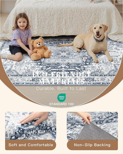 Madane Runner Rugs for Hallway 2x12 Extra Long Washable Non-Slip Hallway Runner - Image 6