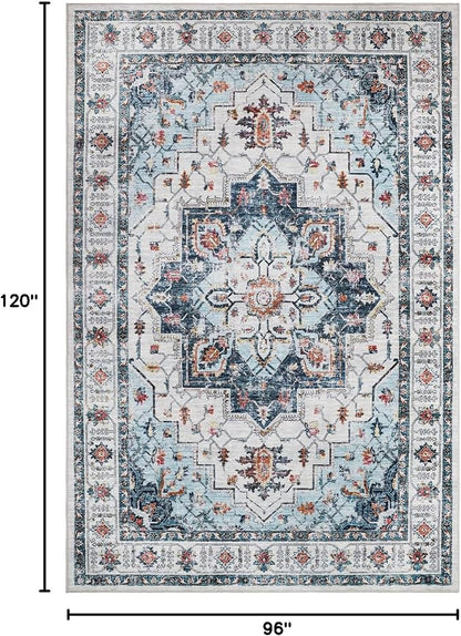 Madane Washable Rug 8x10 Area Rugs - Image 2