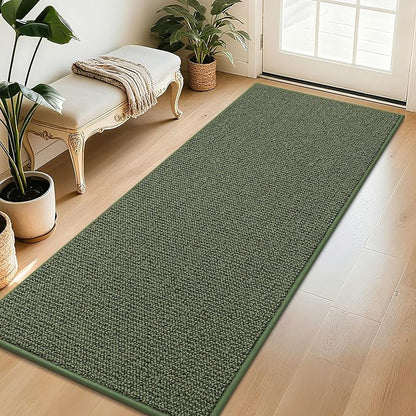 BEQHAUSE Dirt Trapper Door Mat 32" x 72", Non-Slip Washable Doormats Entrance by BEQHAUSE