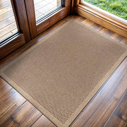 CAMILSON Easy Jute Rug 2x3, Indoor Outdoor Natural Color Fiber Area Rugs - Image 5