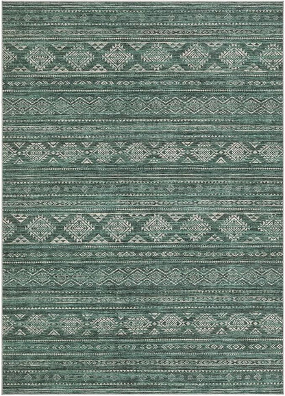 Nakagishi 7x9 Area Rugs Living Room: Washable Boho Large Neutral Soft Farmhouse - Image 8