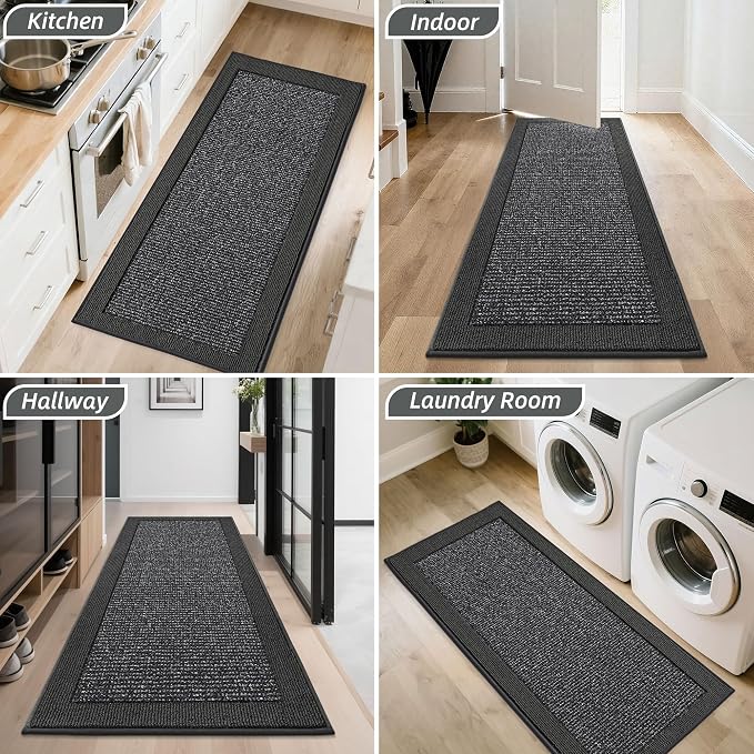 BEQHAUSE Indoor Door Mat 20" x 48", Dirt Trapper Door Mats Non-Slip Entryway - Image 8