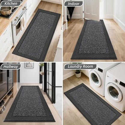 BEQHAUSE Indoor Door Mat 24" x 60", Dirt Trapper Door Mats Non-Slip Entryway - Image 8