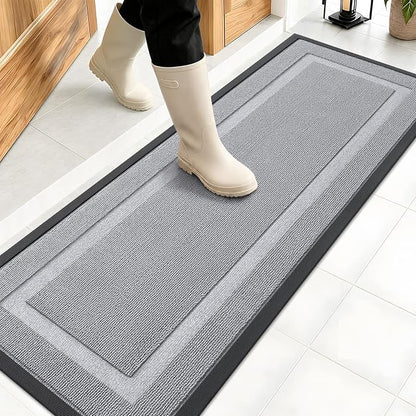 OLANLY Front Door Mat Indoor Outdoor Entrance, Waterproof All-Season, by OLANLY