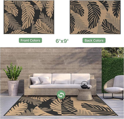 GENIMO Waterproof Outdoor Rug 6' x 9' - Image 7
