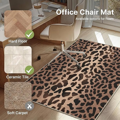 36"x60" Office Chair Mat for Hardwood Tile Floor, Under Desk Carpet Protector - Image 3
