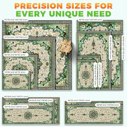 Hompet Cat Litter Mat 2 Pack, 54x54 Large Machine Washable Trapping Mats - Image 7