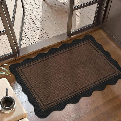Easy Jute Kitchen Rug 2x3 Front Door Mat Washable Non Slip Entryway Rug - Image 9