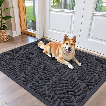 OLANLY Door Mat Indoor Outdoor Entrance, Waterproof All-Weather All-Season by OLANLY