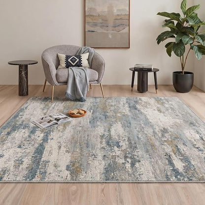 BEIMO Area Rugs 5x7 for Living Room Bedroom, Modern Abstract Machine Washable - Image 2