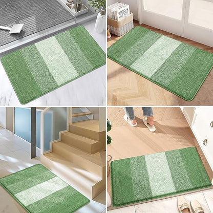 Kitinjoy Indoor Outdoor Door Mat, 59x32 Non-Slip Absorbent Dirt Trapper - Image 6