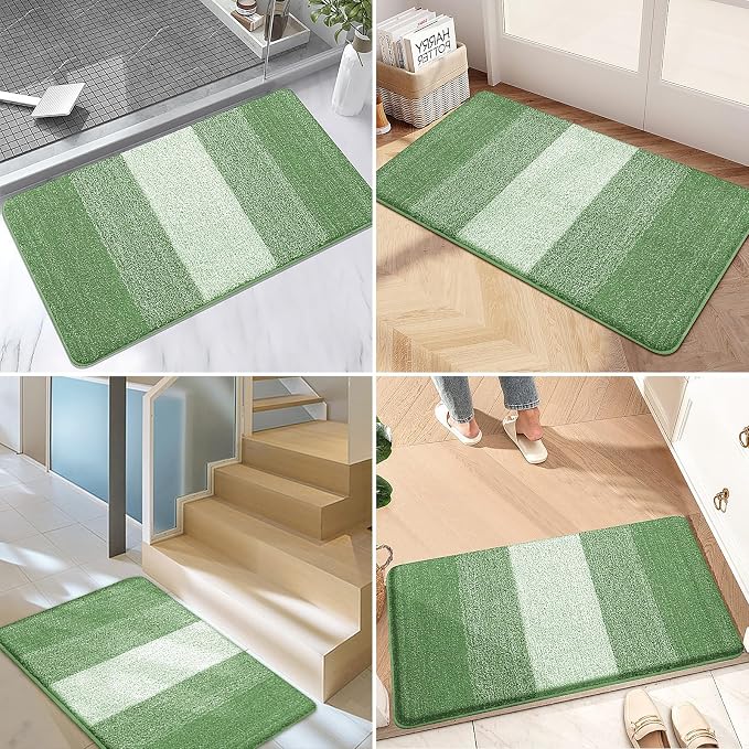 Kitinjoy Indoor Outdoor Door Mat, 30x17 Non-Slip Absorbent Dirt Trapper - Image 6