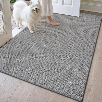 DEXI Ultra Thin Door Mat Indoor Entrance 35x56, Non Slip Rubber Backed Entryway by DEXI