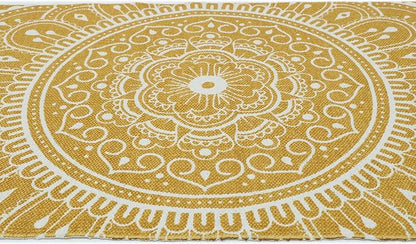 Hand Woven 100% Cotton Yoga Mat- Thick Handloom Made in India- - Image 7