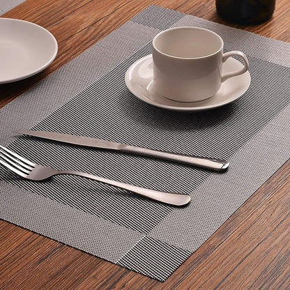 Table Placemats Dining Table Place Mats Set of 4 Heat Resistant Insulation - Image 3