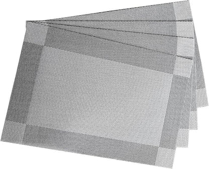 Table Placemats Dining Table Place Mats Set of 4 Heat Resistant Insulation - Image 2