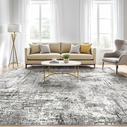 5x8 Area Rug Living Room: Washable Large Abstract Soft Rugs Stain Resistant - Image 5