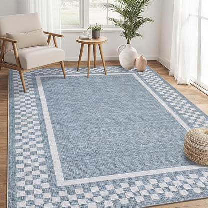 GarveeHome Modern Bordered 8x10 Area Rugs - Image 2