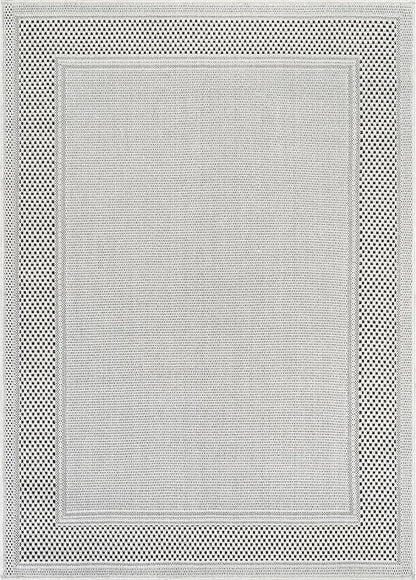 CAMILSON Easy Jute Rug 10x14, Indoor Outdoor Off-White Color Fiber Area Rugs - Image 2