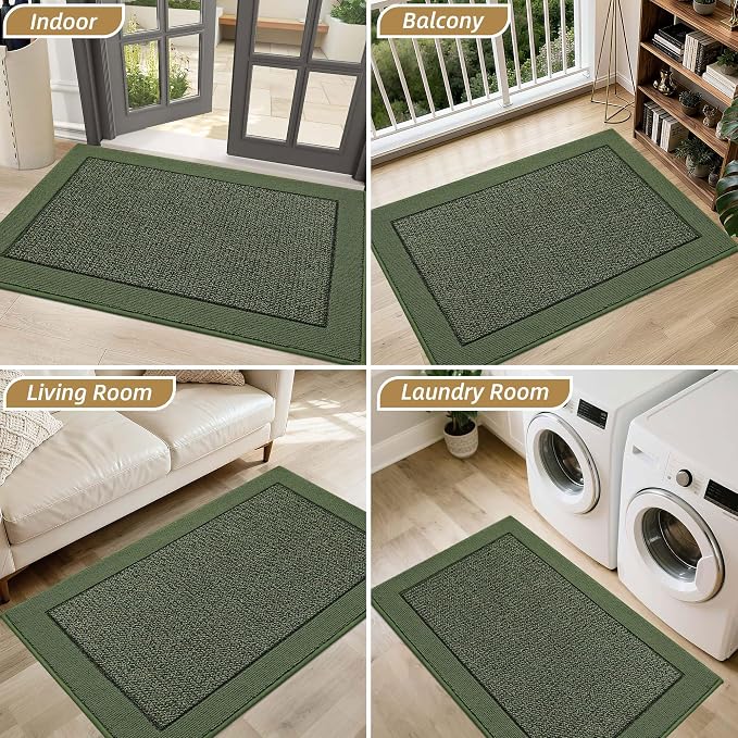 BEQHAUSE Indoor Door Mat 36" x 60", Dirt Trapper Door Mats Non-Slip Entryway - Image 8