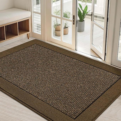 BEQHAUSE Indoor Door Mat 32" x 48", Dirt Trapper Door Mats Non-Slip Entryway by BEQHAUSE