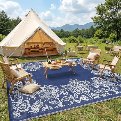 Garvee Outdoor Rugs 9' x 18’ Waterproof Reversible Mats, Large Area Plastic - Image 2