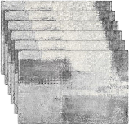 Emvency Farmhouse Placemats Set of 6, 12x18 Inch by Emvency
