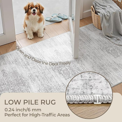 2x12 Runner Rug, Long Hallway Rugs - Image 6