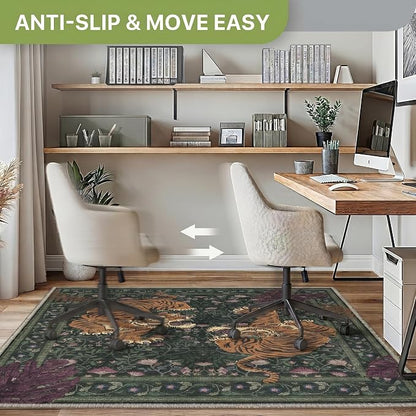 36"x60" Office Chair Mat for Hardwood Tile Floor, Under Desk Carpet Protector - Image 3