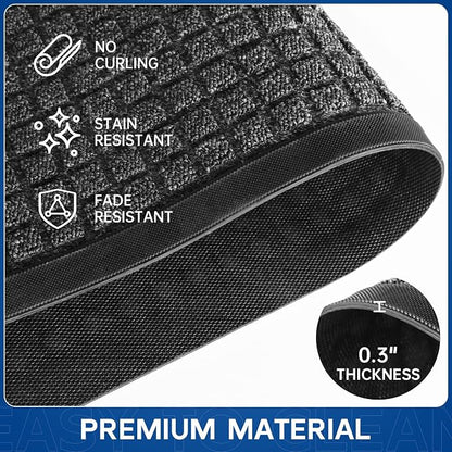 Durable Front Door Mat, Non-Slip Rubber Backing, Stain and Fade Resistant - Image 4