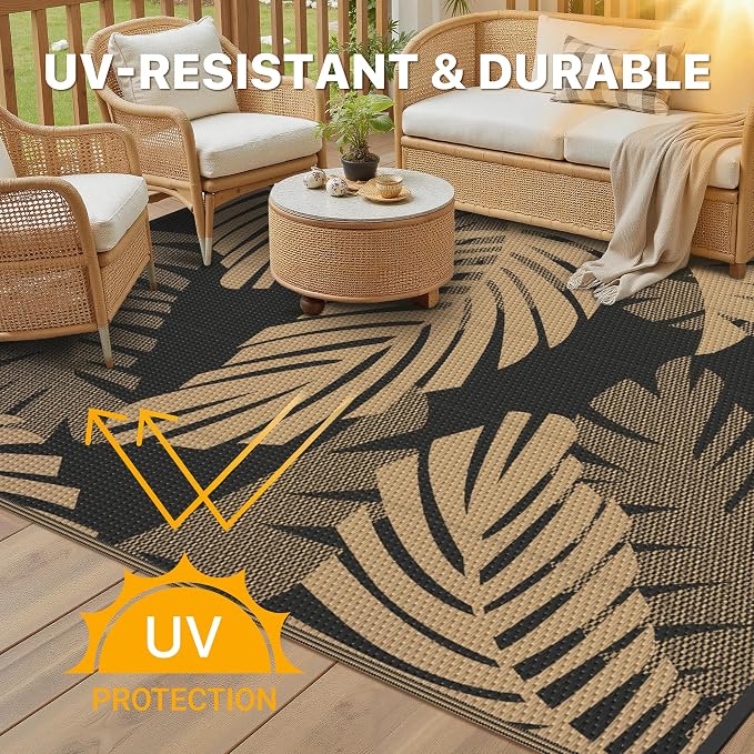 GENIMO Waterproof Outdoor Rug 6' x 9' - Image 4