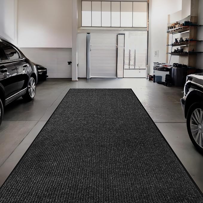 Large Door Mat 3' x 5' Charcoal, Heavy Duty Commercial Floor Mat, Industrial - Image 2