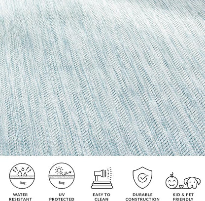 SAFAVIEH Outdoor Square Rug 4' - Image 5