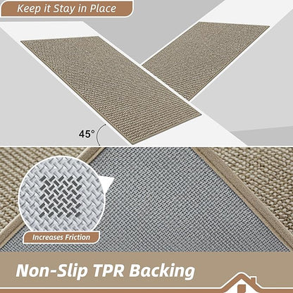 BEQHAUSE Dirt Trapper Door Mat 24" x 60", Non-Slip Washable Doormats Entrance - Image 6