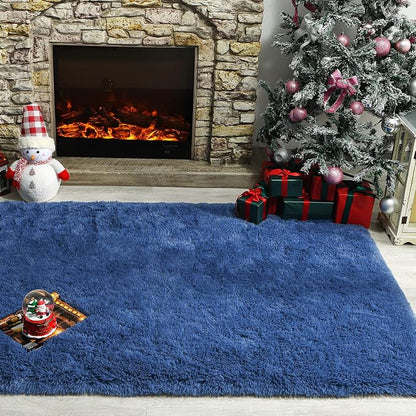 Andecor Soft Fluffy Bedroom Rugs Indoor Shaggy Plush Area Rug - Image 5