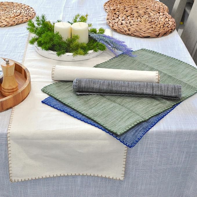 Coffee Table Runner 14x36 inch Short Table Runner - Image 6