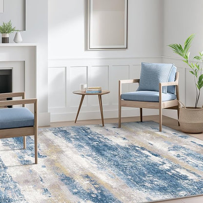 BEIMO Area Rugs 10x14 for Living Room Bedroom, Modern Abstract Machine Washable - Image 4