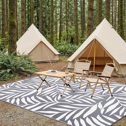 Smiry Outdoor Rug 9x12 ft, Waterproof Reversible Plastic Straw Rugs, Outdoor - Image 7