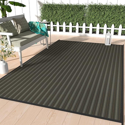GENIMO Outdoor Rug for Patio Clearance, Lightweight Waterproof RV Camping Mat by GENIMO