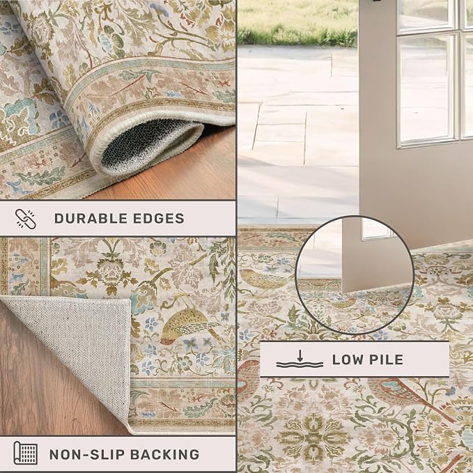 3x6 Washable Rug for Large Entryway - Image 5