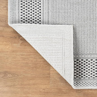 CAMILSON Easy Jute Rug 2x7, Indoor and Outdoor Off-White Runner Rug - Image 3