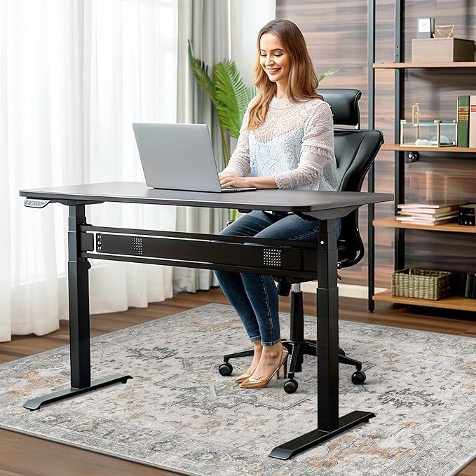30"x48" Office Chair Mat for Hardwood Tile Floor, Under Desk Carpet Protector - Image 2