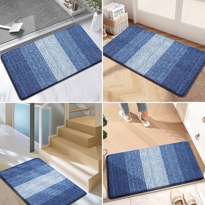 Kitinjoy Indoor Outdoor Door Mat, 44x24 Non-Slip Absorbent Dirt Trapper - Image 6