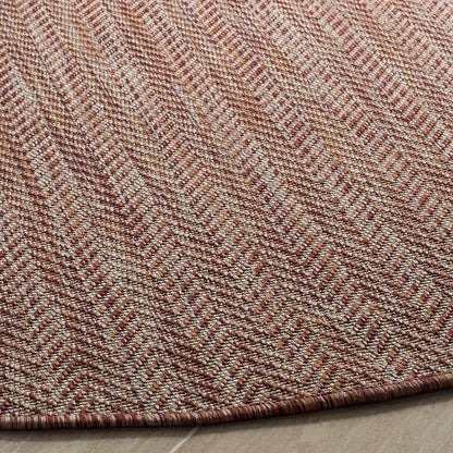 SAFAVIEH Outdoor Round Rug 4' - Image 3