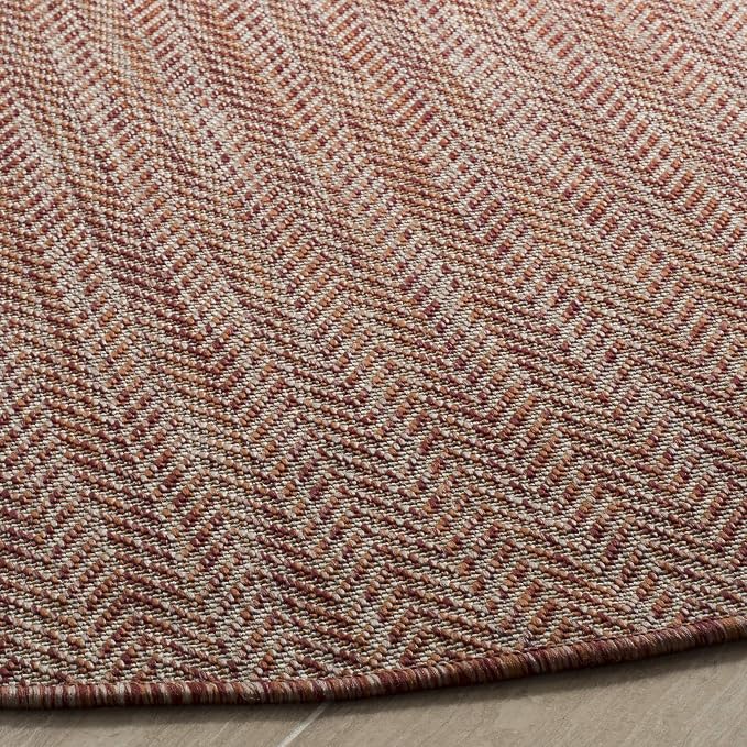 SAFAVIEH Outdoor Round Rug 10' - Image 5