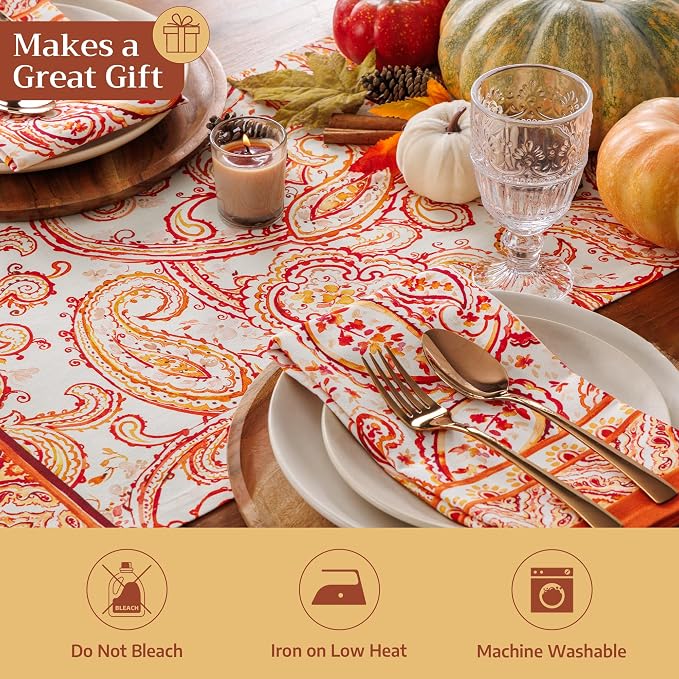 Maison d' Hermine Table Runner 100% Cotton 14.50" x 48" | Table Runners 48 - Image 5