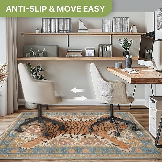 36"x60" Office Chair Mat for Hardwood Tile Floor, Under Desk Carpet Protector - Image 3