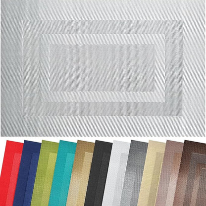 PIGCHCY Placemats Set of 8 Washable Durable Place Mats Vinyl Heat Resistant by PIGCHCY