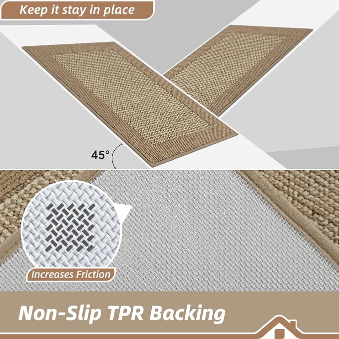 BEQHAUSE Indoor Door Mat 20" x 48", Dirt Trapper Door Mats Non-Slip Entryway - Image 4